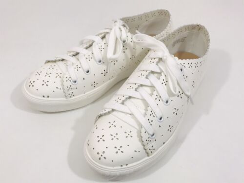 necessary tough Unparalleled Ann Taylor Loft Athletic Shoes White Eyelet LaserCutBreathable Sneakers 7.5  New | eBay