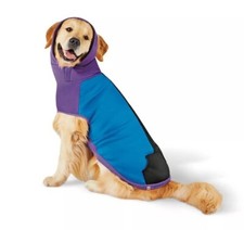 Lego x Target Large Dog Hoodie Sweatshirt Color Block Blue Black Purple dogs