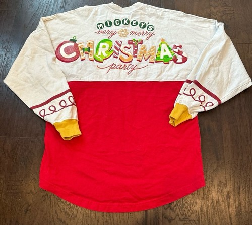 Disney Parks Mickey's Very Merry Christmas Party Spirit Jersey XS Holiday - Picture 2 of 2