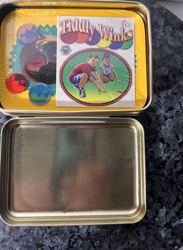 Caja de hojalata guiños mareados para 2 a 6 jugadores juego vintage 2002 canal artesanía sellado - Imagen 4 de 4