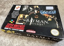 SNES - Super Nintendo - Batman Returns - Complete/Boxed/Manual- PAL