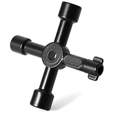 4 Way Service Utility Key–Multifunctional Radiator Electric Gas Cabinet Cupboard