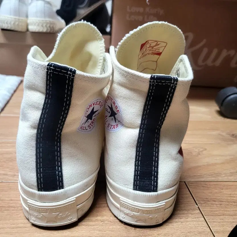 Comme des Garçons x Converse 23SS High Top Sneakers - White