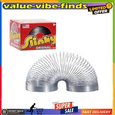 The Original Slinky Walking Spring Toy, 2.75-Inch Diameter Metal Slinky, Fidget 