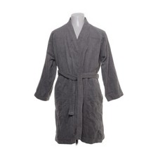 IKEA, Bademantel, Größe: S/M, Grau, Baumwolle, Fischgräte, Frottee #G7n