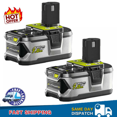 NEW 18V 7.0Ah Akku für RYOBI One+ Plus Lithium RB18L50 P108 P104 Batterie