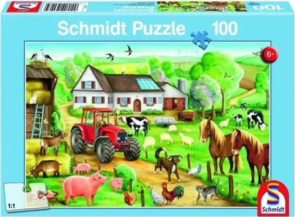 FröHlicher Bauernhof, 100 Teile | Deutsch | Spiel | 56003 | 2011-image
