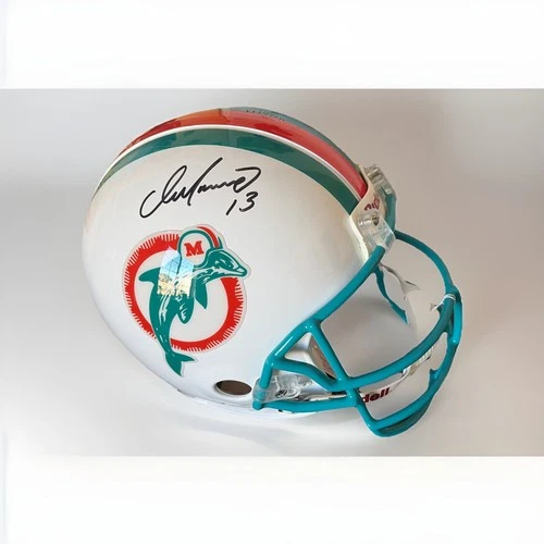 DAN MARINO FULL SIZE AUTOGRAPHED HELMET w/CASE • MM/FANATICS AUTHENTIC COA