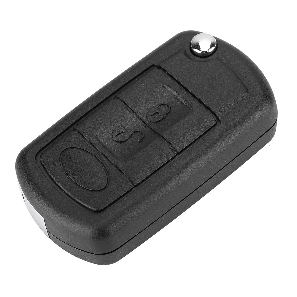 3 Buttons Flip Car Remote Folding Key Fob Case Shell Cover