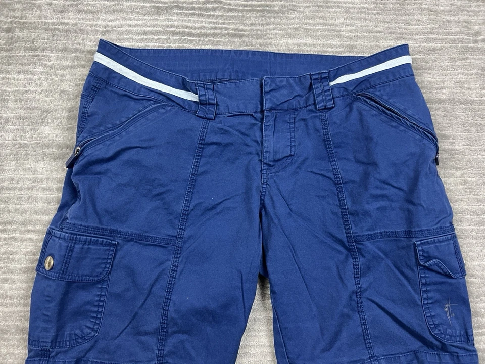 Pantalones Cortos Guy Harvey by Artisans Mujer Medianos Azul Mezcla de Algodón Carga Foto 2 de 4