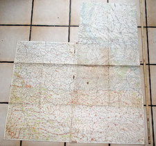 Militärlandkarte Ostfront Rückzug 1944 Tscherkassy Korsun Kiew Uman Черкаси WK2