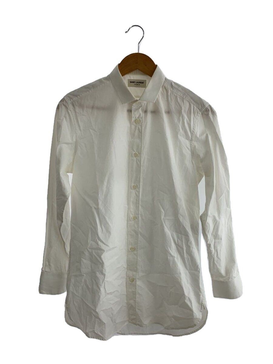 Camicia manica lunga SAINT LAURENT cotone WHT 356113 Y716F usata