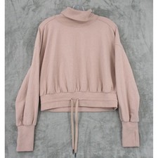 Sweaty Betty Sweatshirt 8 Melody Soft Luxe Athletic Athleisure Cowl Lounge Knit