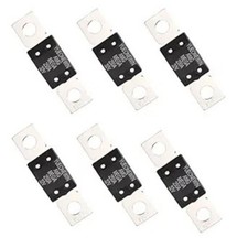 250A Fuses, 6 Pcs 250A High Current Fuse Bolt Down Auto Fuse Time Model: 250A