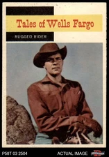 1958 Topps TV Westerns #60 Rugged Rider  Wells Fargo 6 - EX/MT