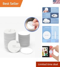 100 Pieces NFC Tags NTAG215 NFC 215 Tags Blank NFC Coins White NFC Stickers C...