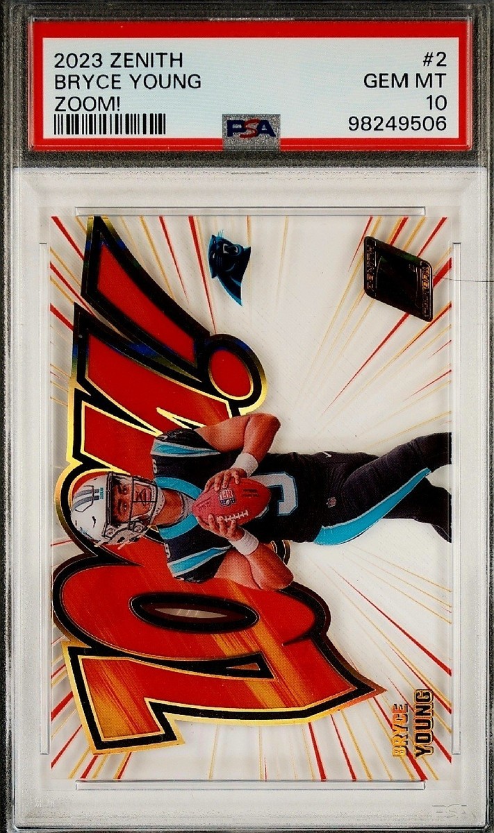 2023 PANINI ZENITH ZOOM! BRYCE YOUNG #2 ROOKIE PSA 10 GEM SSP RC