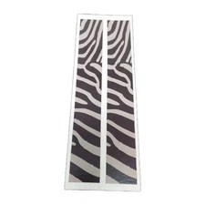 12 Pack 7" Arrow Wraps: Gray & Black Zebra Print: Vinyl Stickers: 1" Wide
