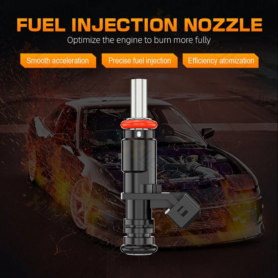 Inyectores de combustible 6 piezas 7531634 para BMW 328i xDrive 2009 2010 2011 3,0 L I6 Foto 3 de 4