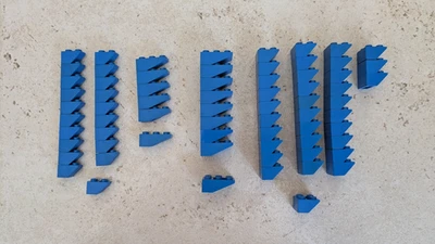 Vrac 69 pièces LEGO bleu pente inversée très bon état suivant photo - Photo 1/2