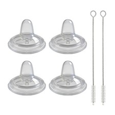 Sippy Nipples for Nanobebe Flexy Silicone Bottles 5oz  9oz , Soft 100 Sili...