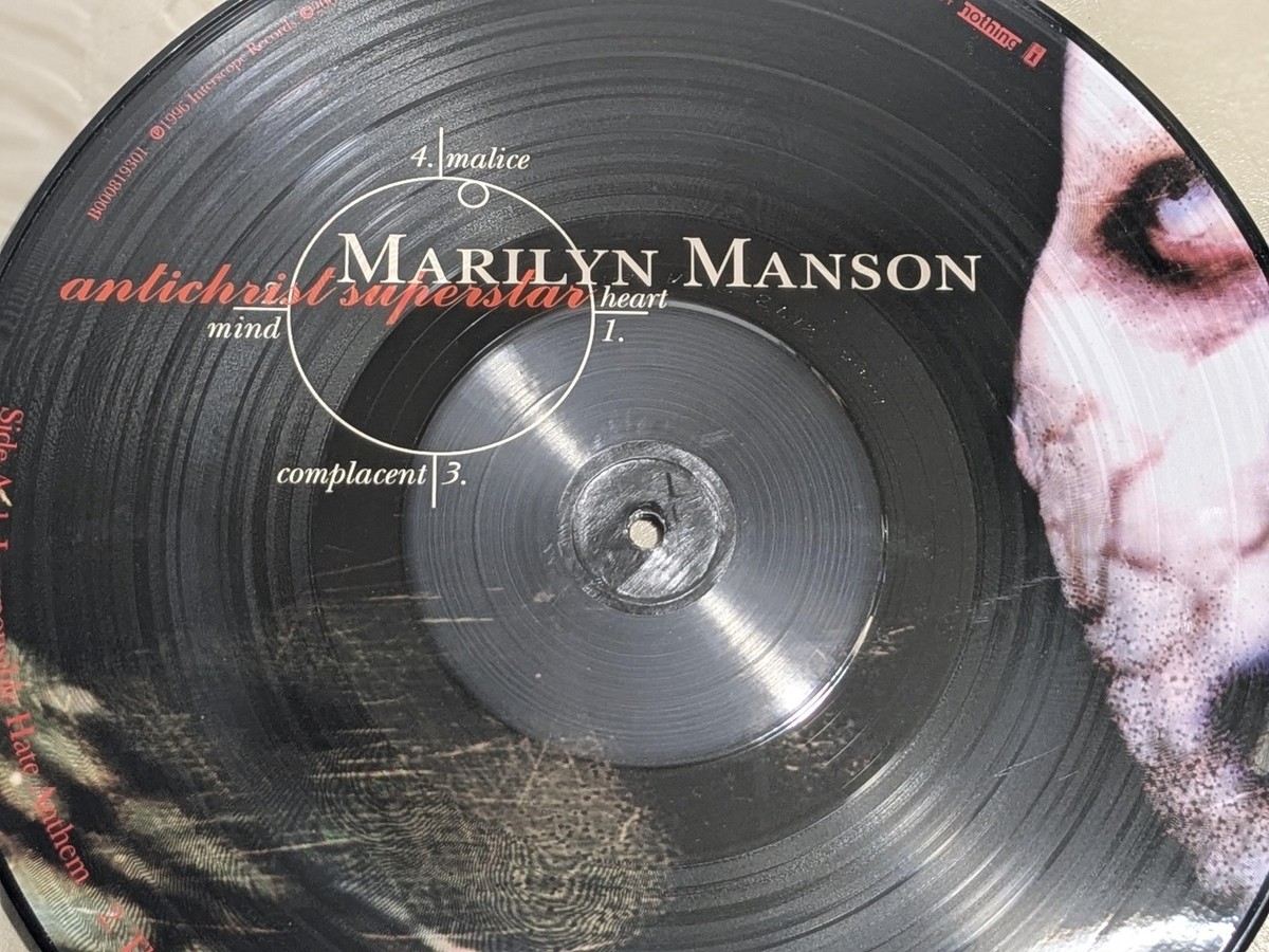 Marilyn Manson Antichrist Superstar 2 LP Picture Disc Vinyl