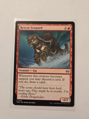 Rescue Leopard - 116 - Tarkir Dragonstorm - NM - Creature - C