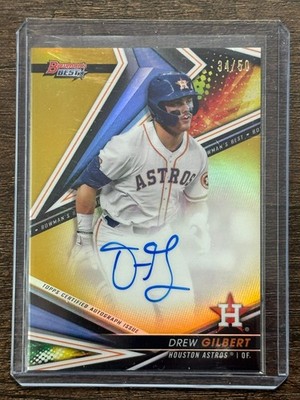 2022 Bowman's Best Best of '22 Gold Refractor Autograph #B22DGI Drew Gilbert /50