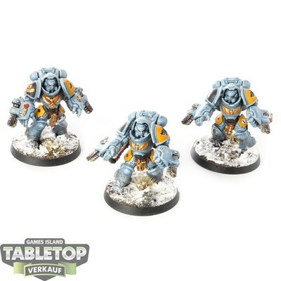 Space Wolves - 3x Aggressor Squad - bemalt