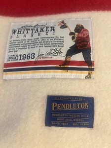 Eddie Bauer Whittaker 1963 Mount Everest Expedition Pendleton Wool  Blanket Mint