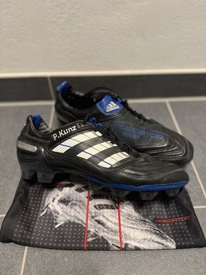 Adidas Predator x FG Rugby Edition 44 2/3 Schwarz Blau EINZELSTÜCK Fussball