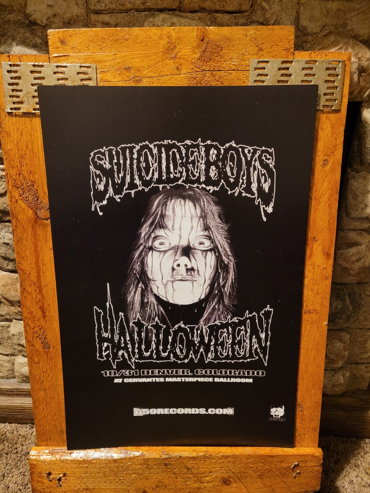 $uicideboys Poster RARE Halloween Colorado G59 greyfivenine Scrim and Ruby