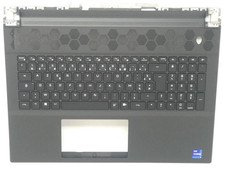 Dell Alienware m18 R1/R2 Palmrest & French RGB Backlit Keyboard 7N46R V4GM0