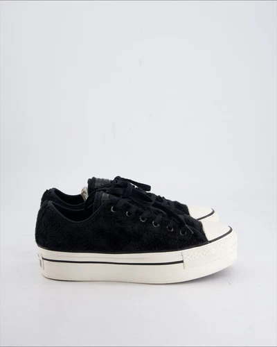 Converse Scarpe Sneakers Donna In Pelliccia Finta Col. Nero EU 37 5