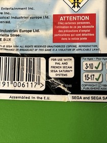 SEGA SATURN SEA BASS FISHING Tested + Warranty CHEAPEST ON EBAY See Descriptn