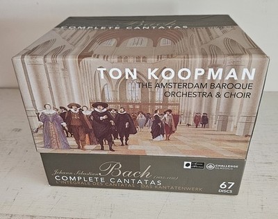 Bach Complete Cantatas 67 Disc Box Set (Challenge CC72350) Ton Koopman