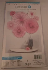 Celebrate It Paper Rosettes Kit  7 pc Set