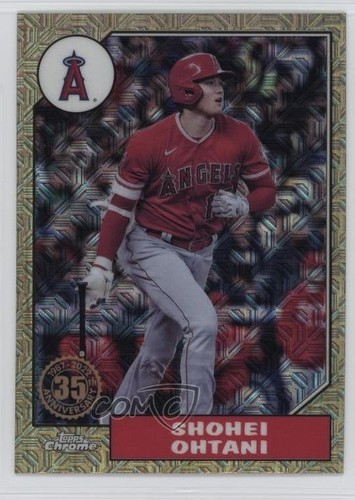 2022 Topps Update 1987 Chrome #T87C-50 Shohei Ohtani Angels