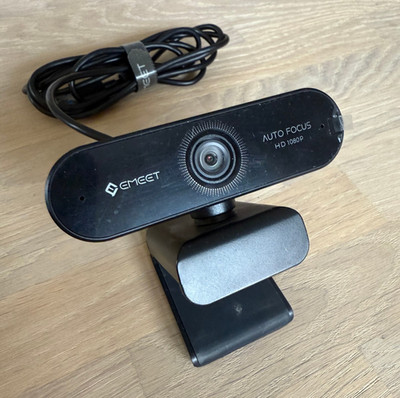 EMEET AUTO FOCUS WEBCAM HD C960 1080P, schwarz