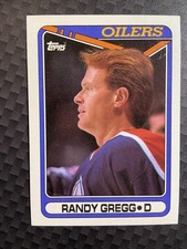 Randy Gregg #275 1990-91 Topps Edmonton Oilers hockey