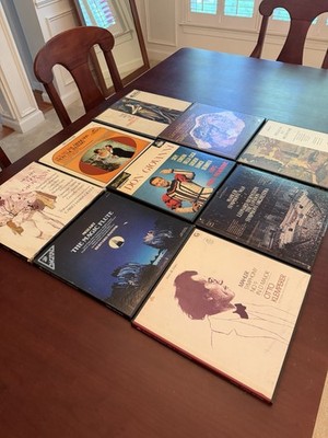 Lot Of 9 Classical Opera LP Box Sets See Descrition and Pics