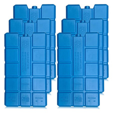Freezer Ice Blocks Pack of 6 Reusable Long Lasting Coolers