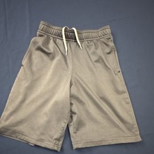 Champion Boys Athletic Mesh Shorts Gray M 8-10 Elastic Waist
