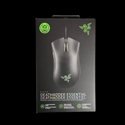 Razer DeathAdder Essential Wired Optical Gaming Mouse - Classic Black