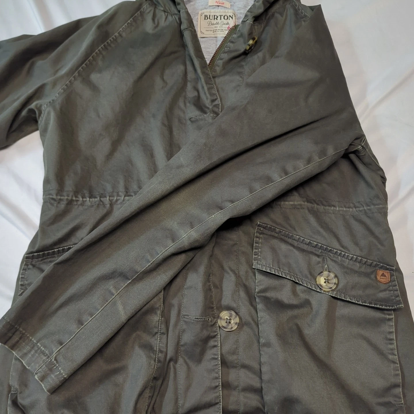 burton durable goods softshell skiing snowboarding jacket