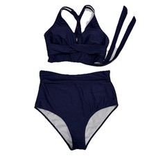 Swimwear Women's 2-piece Swimsuit, Dark Blue, Size: L, NEW-no tags, Unbranded