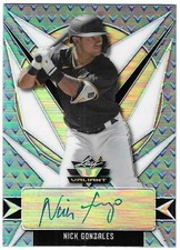 Nick Gonzales 2021 LEAF VALIANT MLB PROSPECT AUTOGRAPH CARD Pirates AUTO SP /35