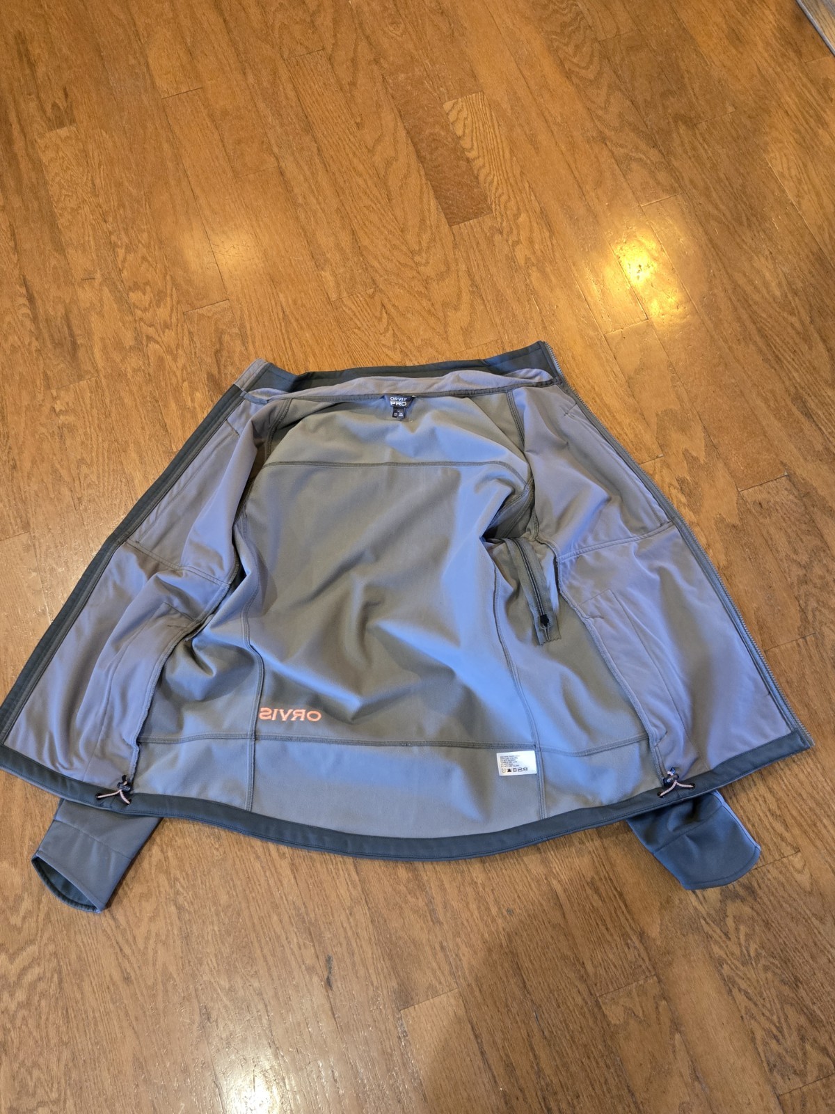 Orvis Full Zip Softshell Grey Medium Jacket - image 3