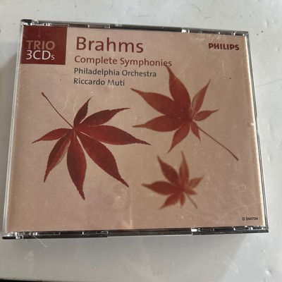 Brahms : Complete Symphonies - 3 CD - Box Set-1989-BMG Music Version