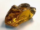 Amber Translucent Art Glass Cullet Slag Glass 1 lb 4.5 oz  6" X  3" X  3" — photo 1